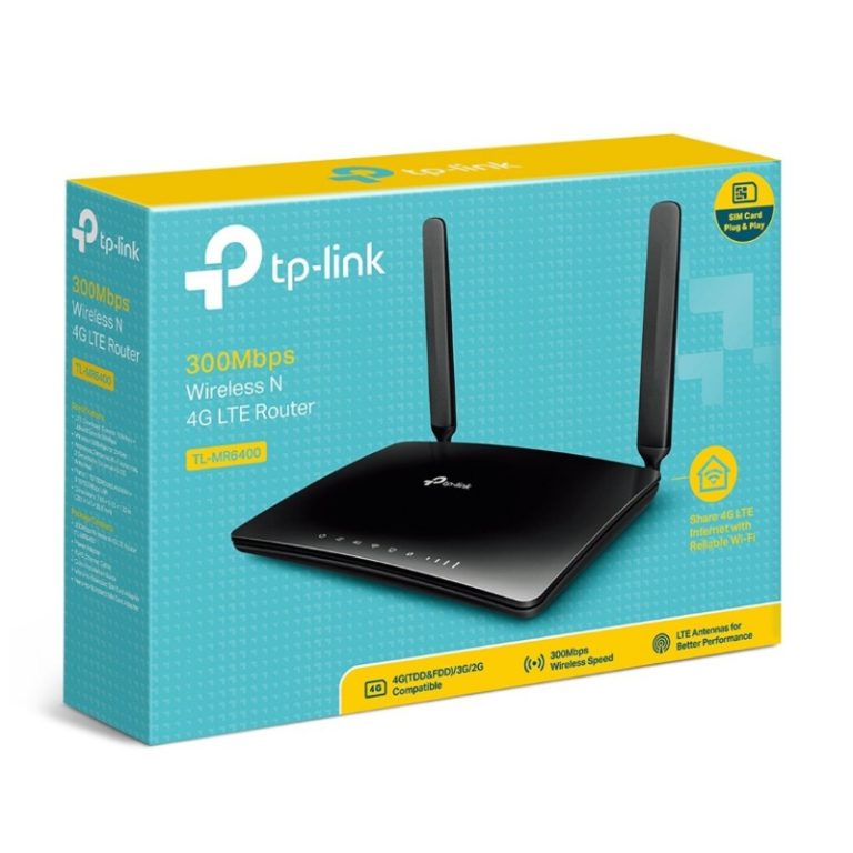 300 Mbps Wireless N 4G LTE Router TL MR6400