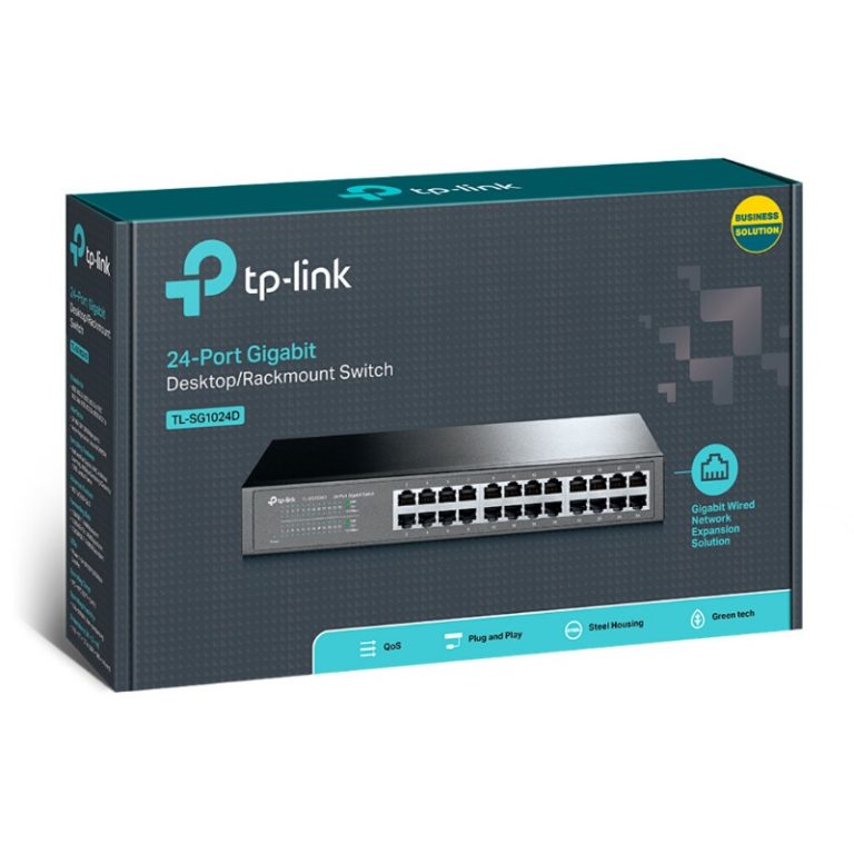 TP link Tl SF1024d 24 port DesktopRackmount Switch 1