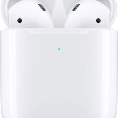 Airpods with wireless charging case
