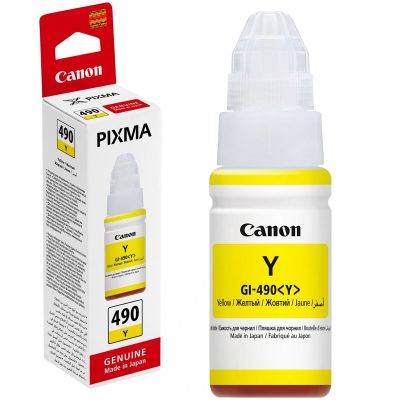 Canon GI 490 Yellow Ink Bottle 3