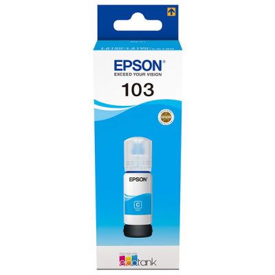 Epson 103 EcoTank Cyan Ink Bottle 70ml 1