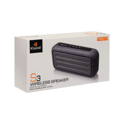 Kisonli S3 Mini Portable BT Speaker Wireless FM Radio 1