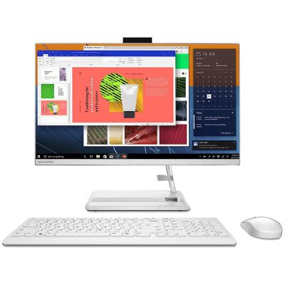 Lenovo IdeaCentre 3 All in One Intel Core i7 12th Gen 8GB RAM 512GB SSD 23.8 Inches FHD Display Desktop Computer White